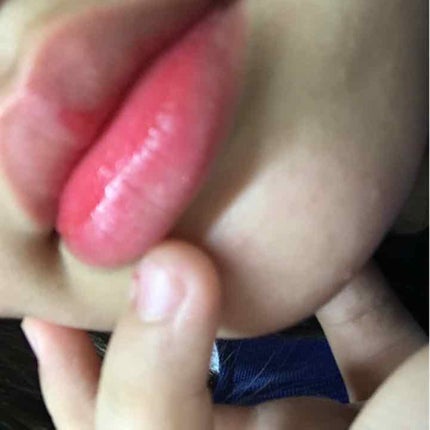 ディアダーリン ウォータージェルティント (アイスティント)/ETUDE/口紅を使ったクチコミ(4枚目)