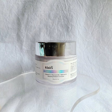 フレッシュリージュースドビタミンEマスク(90g)/Klairs/フェイスクリームを使ったクチコミ(6枚目)