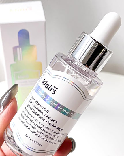 フレッシュリージュースドビタミンドロップ(35ml)/Klairs/美容液を使ったクチコミ(4枚目)