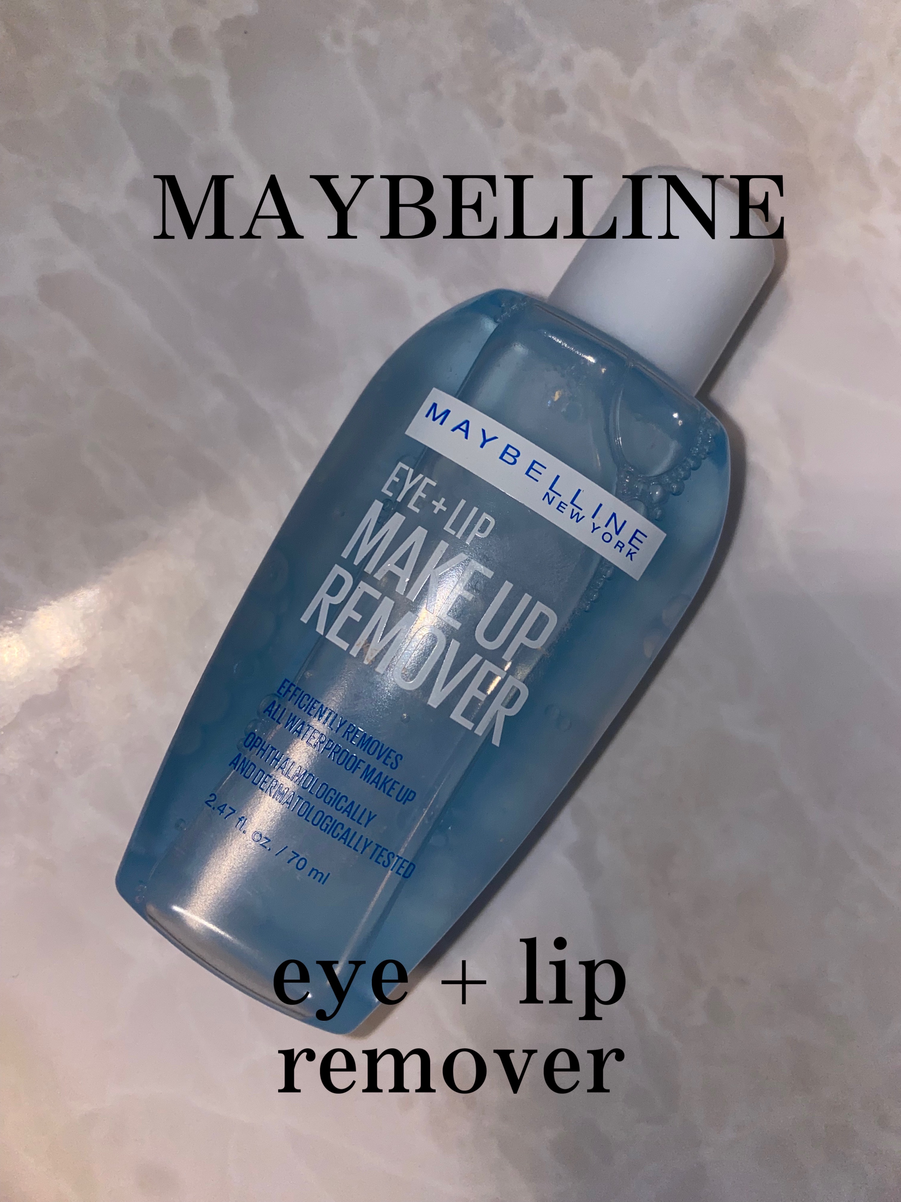 アイ＋リップ メイクアップリムーバー R/MAYBELLINE NEW YORK/ポイントメイクリムーバーを使ったクチコミ（1枚目）