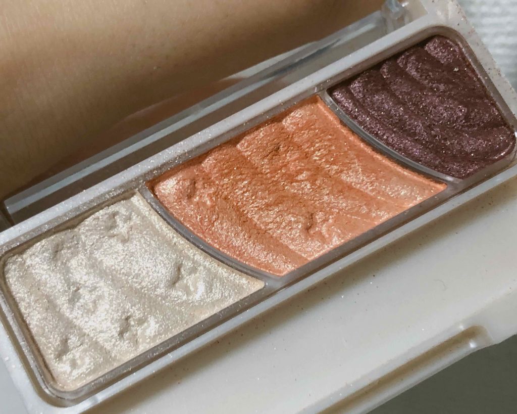 トーンアップアイシャドウ/CEZANNE/アイシャドウパレットを使ったクチコミ(2枚目)