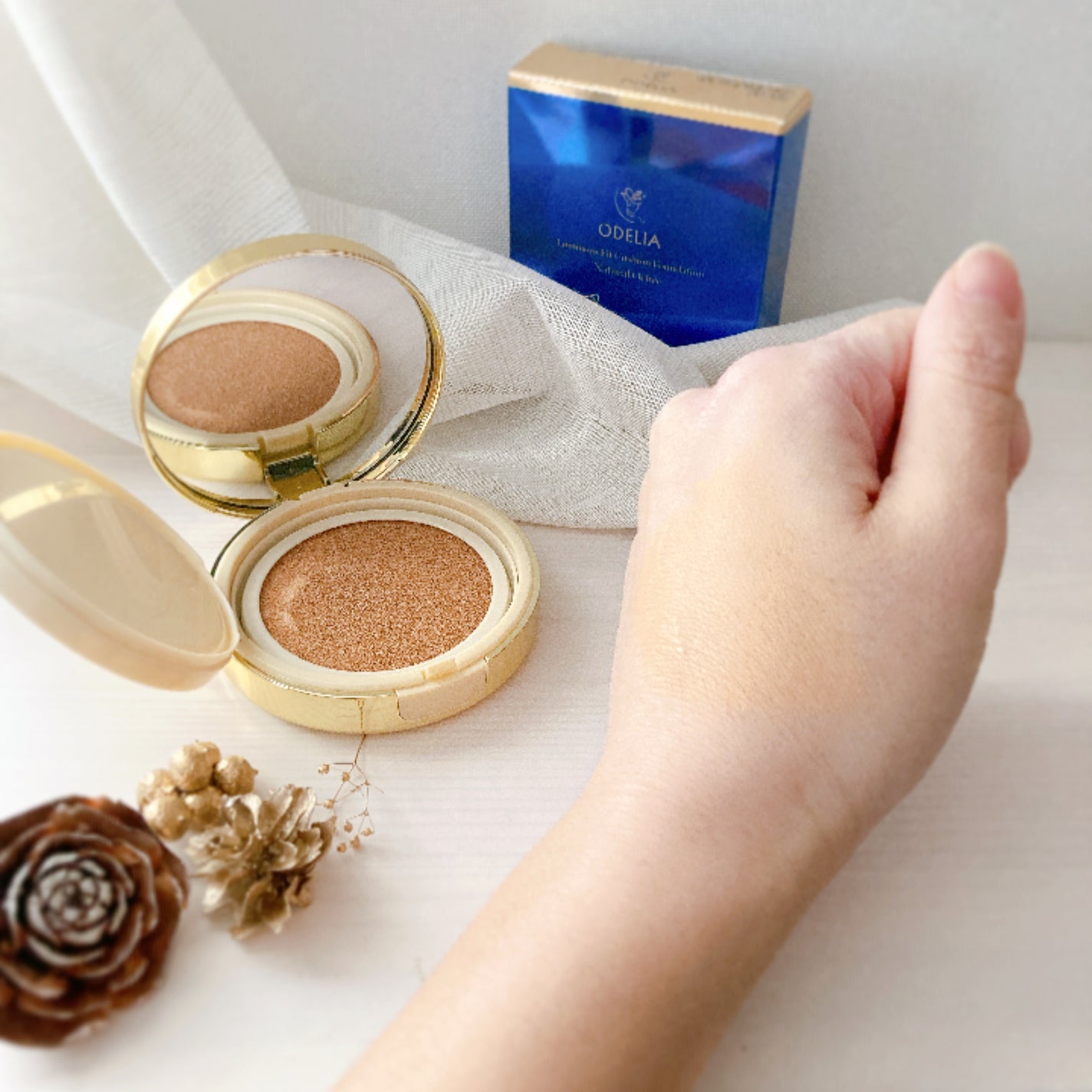 ルミナスフィット クッションファンデーション /ODELIA/クッションファンデーションを使ったクチコミ(4枚目)