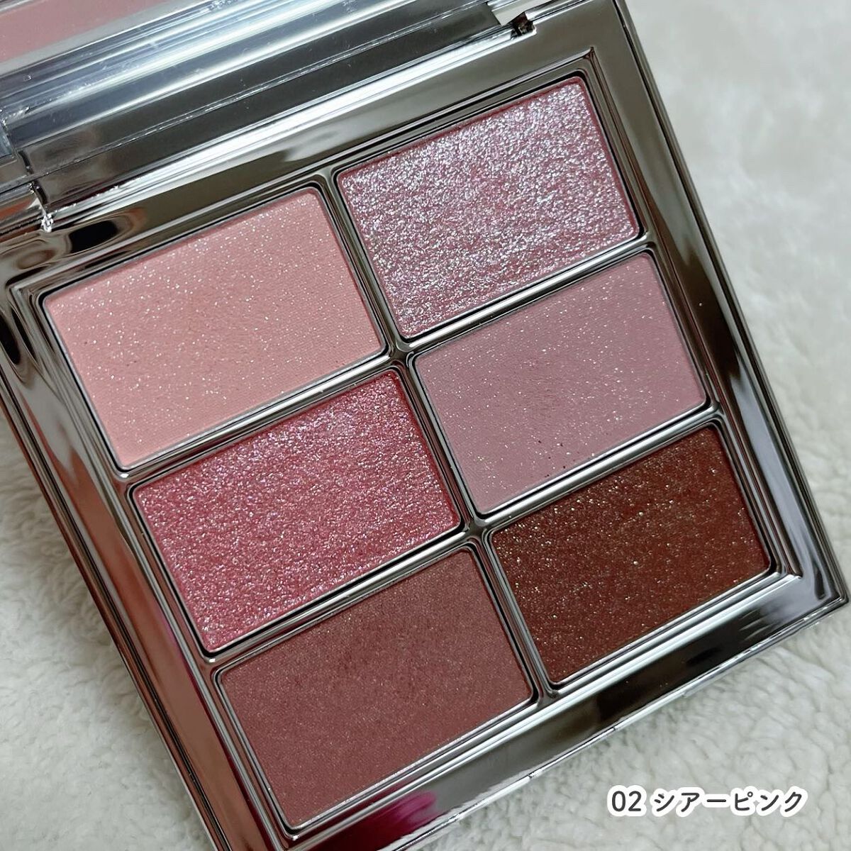 アイ ヴィーガン シアーパレット/AMUSE/アイシャドウパレットを使ったクチコミ（2枚目）