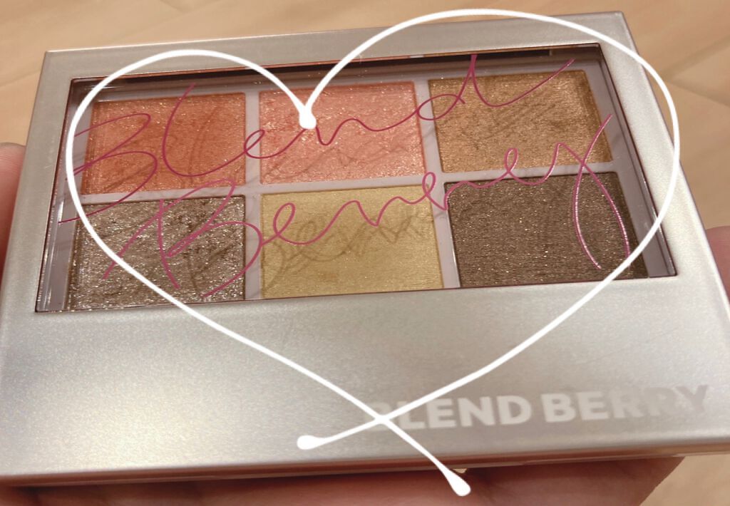 オーラクリエイション/BLEND BERRY/アイシャドウパレットを使ったクチコミ（2枚目）