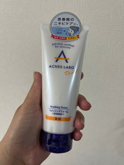 薬用ニキビケア ウォッシングフォーム(思春期用)/アクネスラボ/洗顔フォームを使ったクチコミ(1枚目)