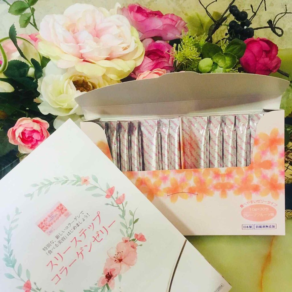 スリーステップコラーゲンゼリー/きめやか美研/美容サプリメントを使ったクチコミ（2枚目）