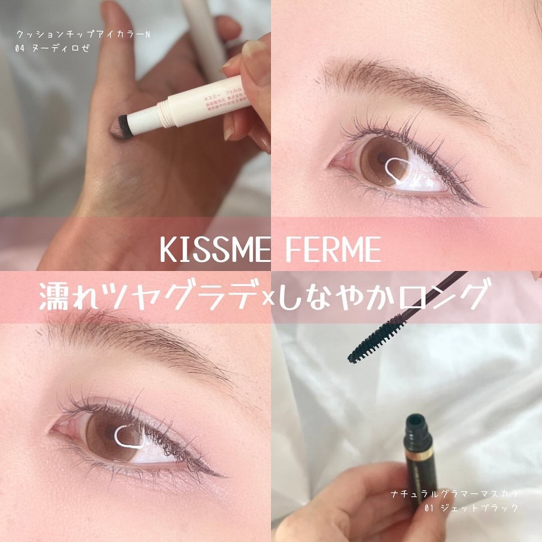 クッションチップアイカラーN/キスミー フェルム/単色アイシャドウを使ったクチコミ(1枚目)