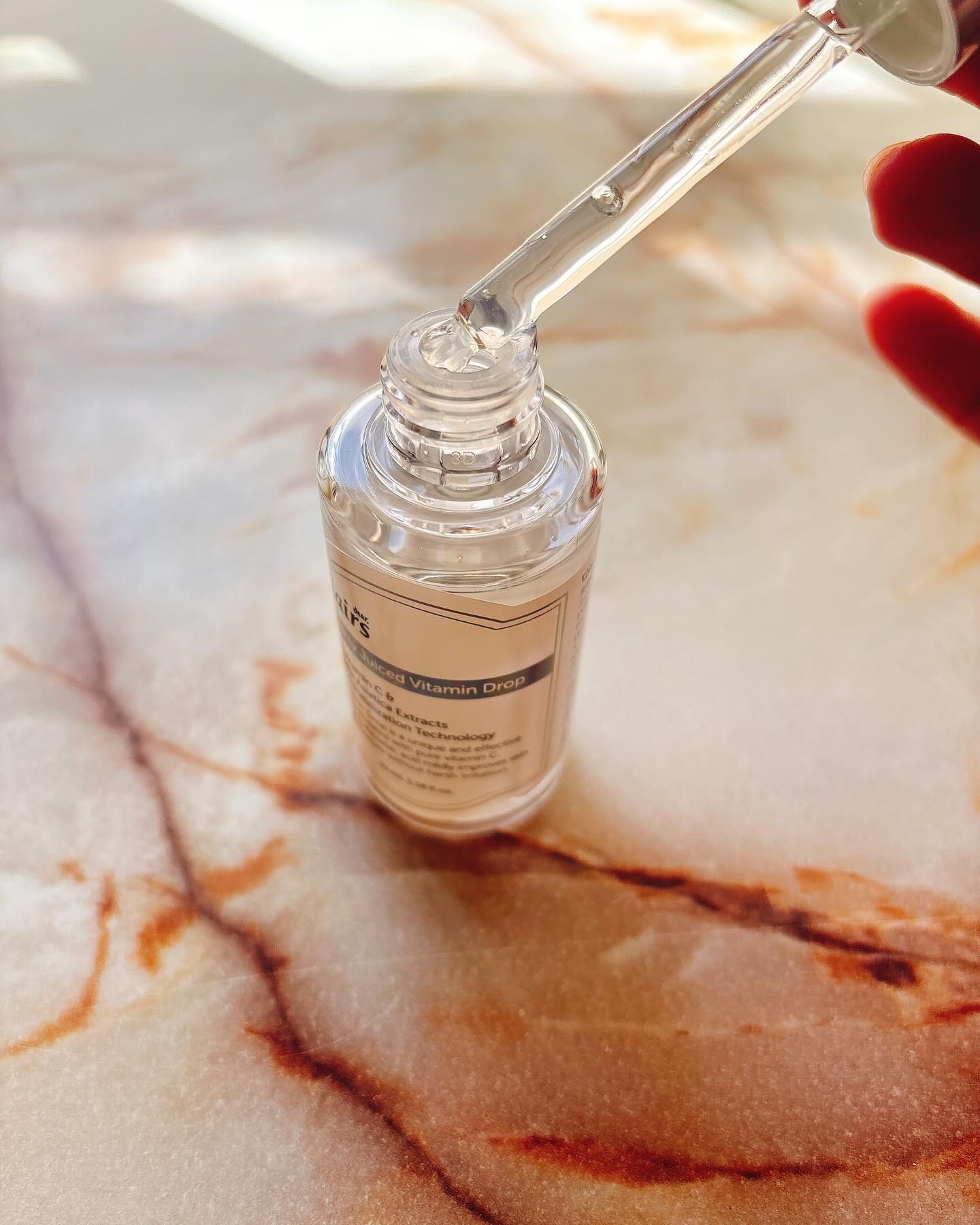 フレッシュリージュースドビタミンドロップ(35ml)/Klairs/美容液を使ったクチコミ（3枚目）