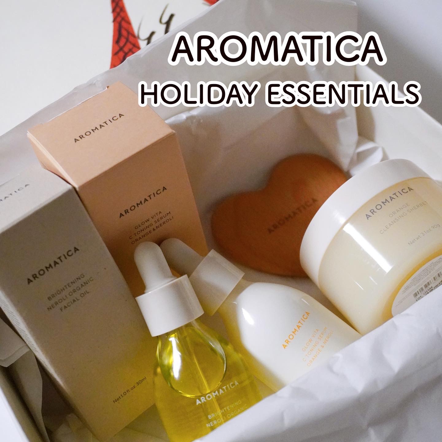 オレンジクレンジングシャーベット/AROMATICA/クレンジングバームを使ったクチコミ（1枚目）