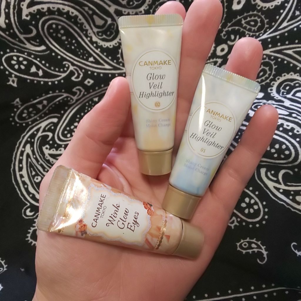 グロウヴェールハイライター/キャンメイク/クリームハイライトを使ったクチコミ（2枚目）