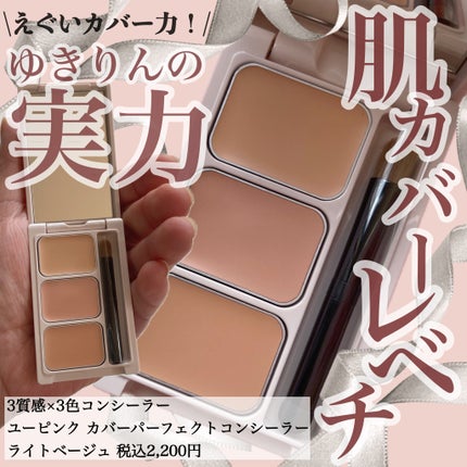 カバーパーフェクトコンシーラー/upink/パレットコンシーラーを使ったクチコミ(1枚目)