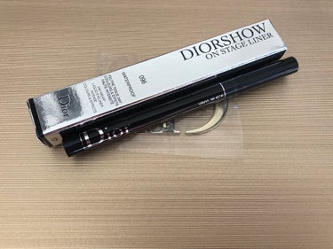 ディオールショウ オンステージ ライナー 096 ヴィニル ブラック（生産終了）/Dior/リキッドアイライナーを使ったクチコミ（1枚目）