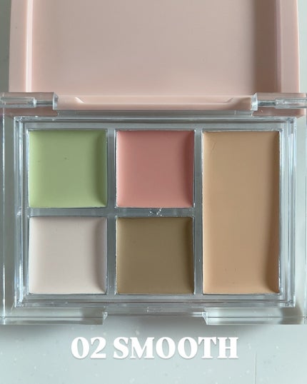 5カラーコンシーラーパレット/Kirei&co./パレットコンシーラーを使ったクチコミ(4枚目)