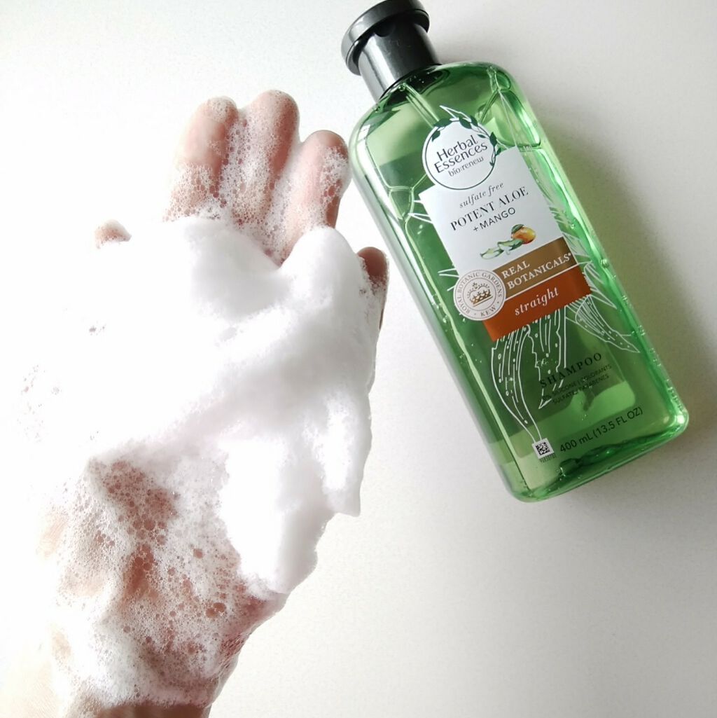 ビオリニュー アロエ＆マンゴー シャンプー／コンディショナー/ハーバルエッセンス/市販シャンプーを使ったクチコミ（3枚目）