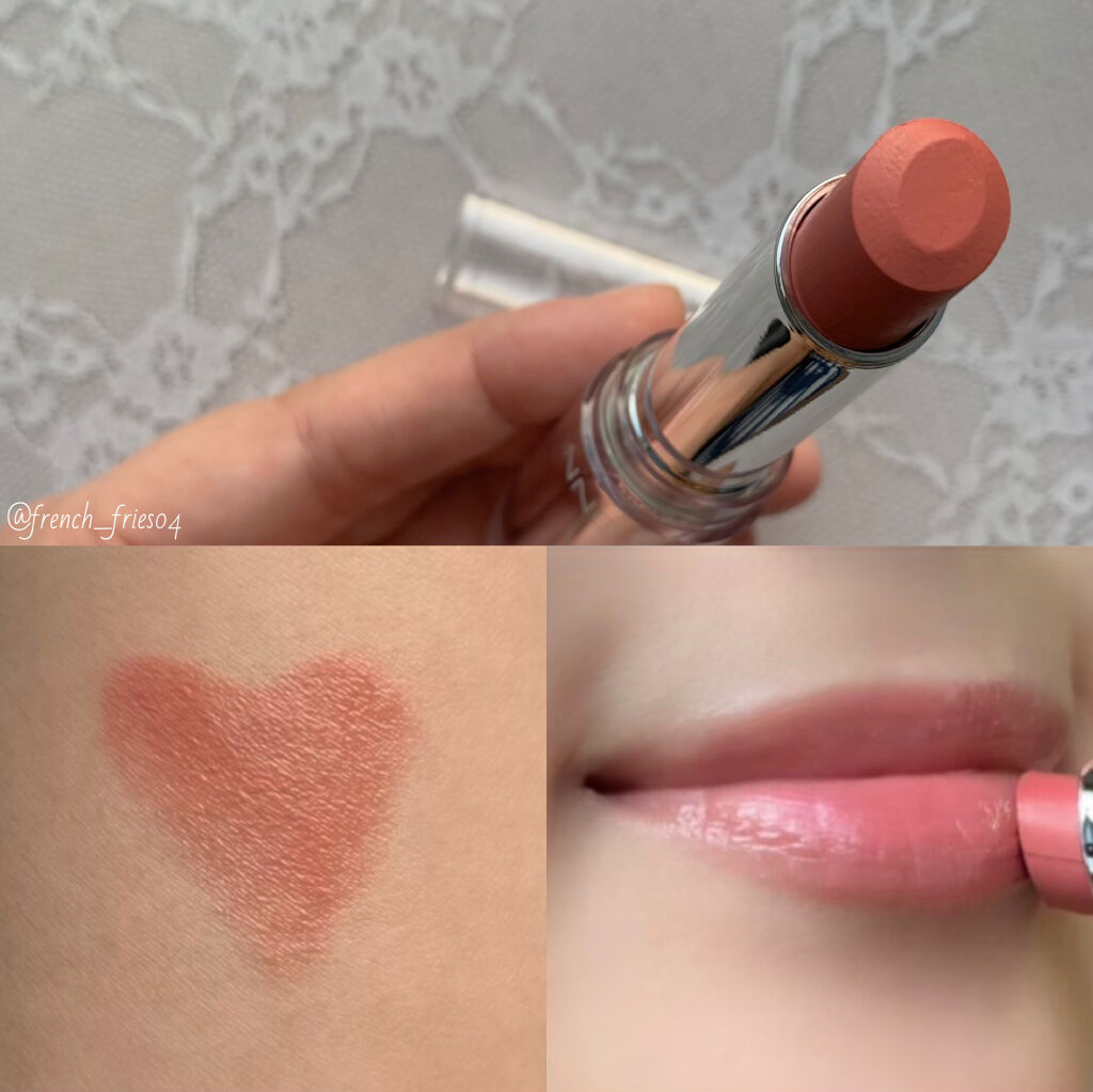 ラスティンググロスリップ/CEZANNE/口紅を使ったクチコミ（2枚目）