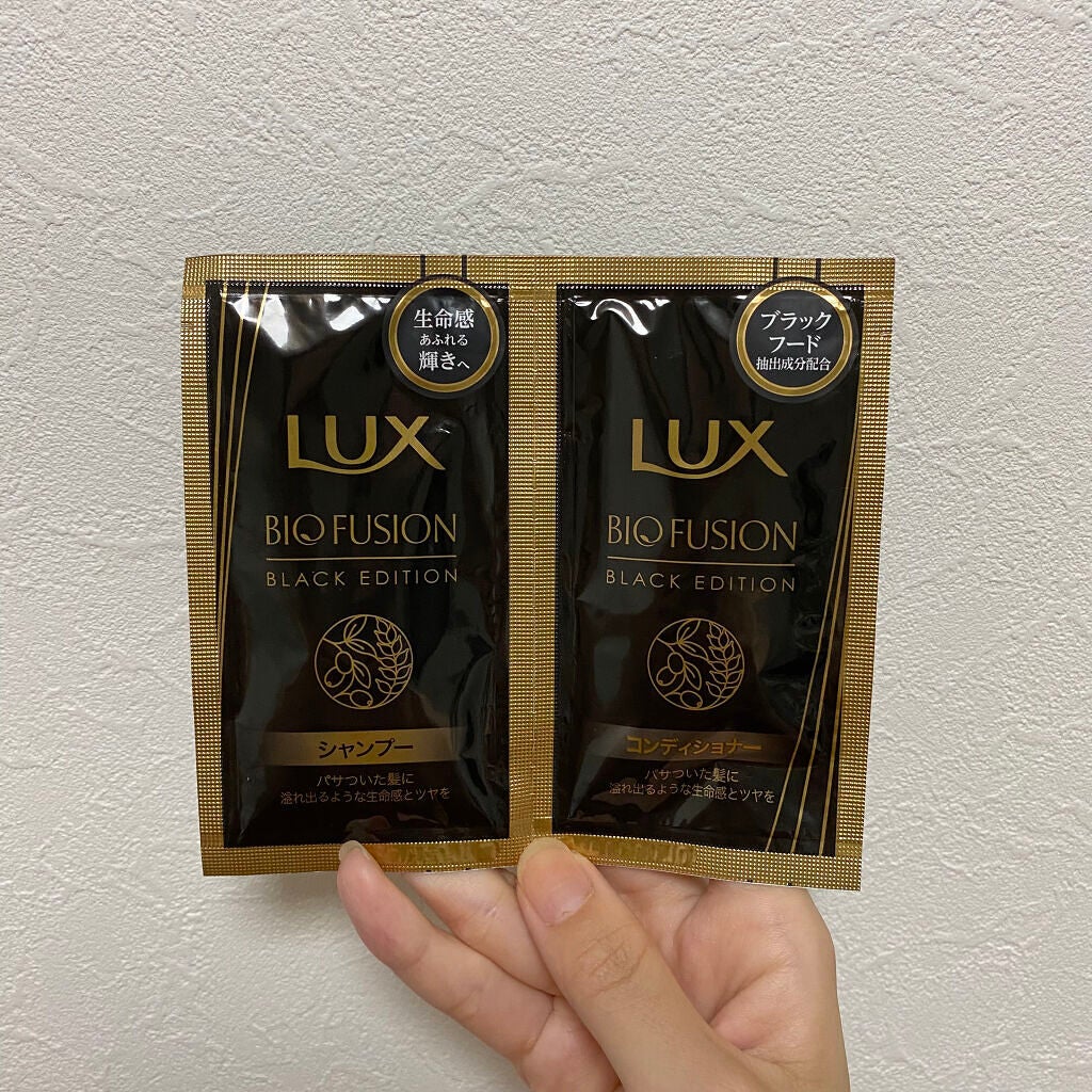 バイオフュージョン ブラックエディション/LUX/市販シャンプーを使ったクチコミ(1枚目)