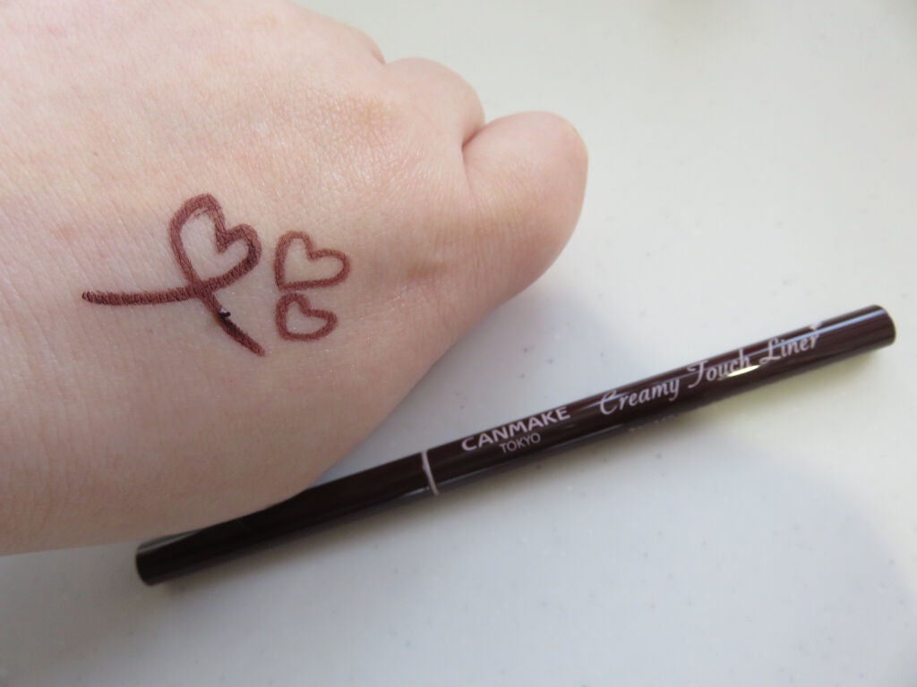 クリーミータッチライナー/キャンメイク/ジェルアイライナーを使ったクチコミ(4枚目)