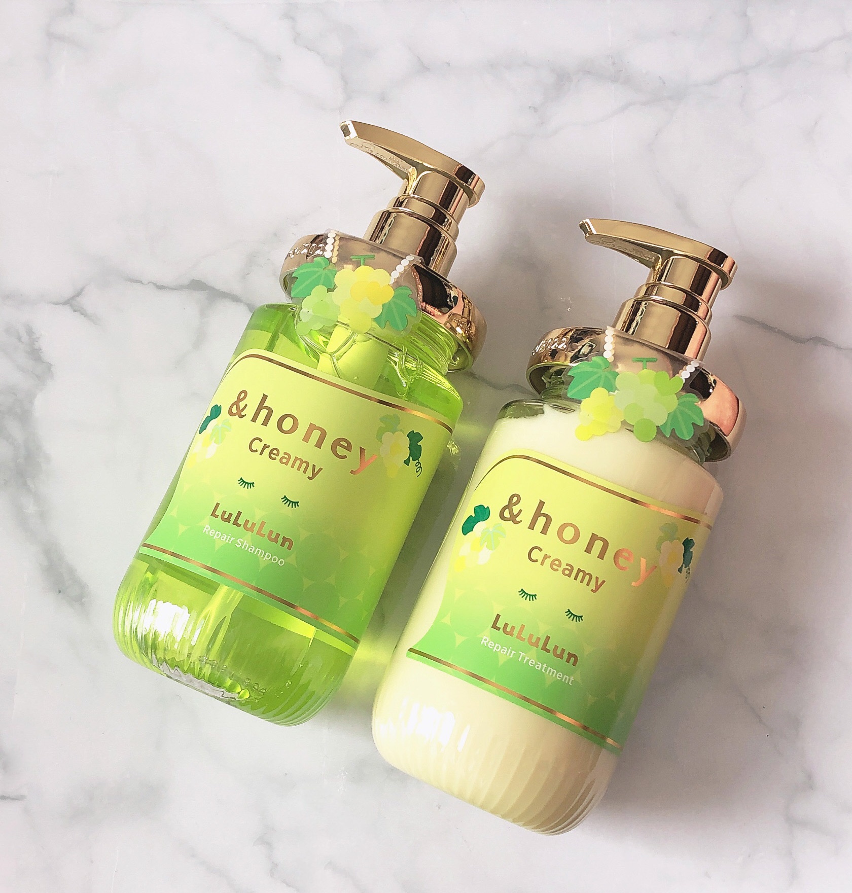 アンドハニー クリーミー ルルルン リペア ペアセット/&honey/シャンプー・コンディショナーを使ったクチコミ（2枚目）