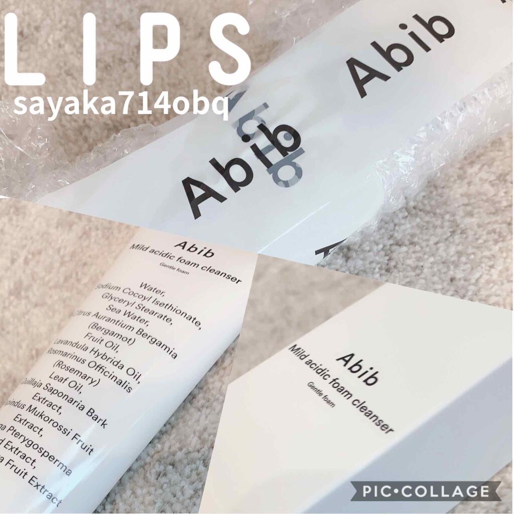弱酸性フォームクレンザー ジェントルフォーム/Abib /洗顔フォームを使ったクチコミ(1枚目)