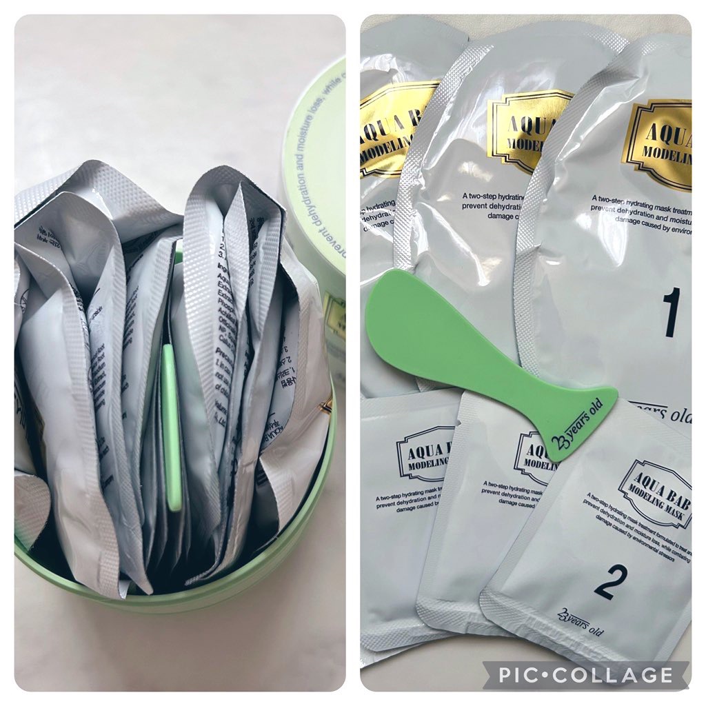 アクアバムモデリングマスク/23years old/洗い流すパック・マスクを使ったクチコミ（2枚目）