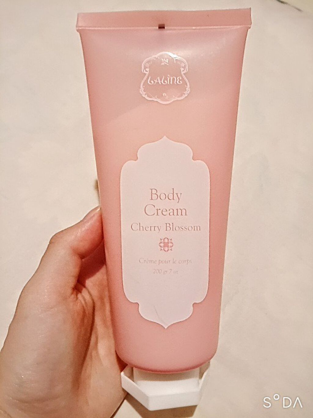ボディクリーム チューブ チェリーブロッサム/Laline/ボディクリームを使ったクチコミ(2枚目)