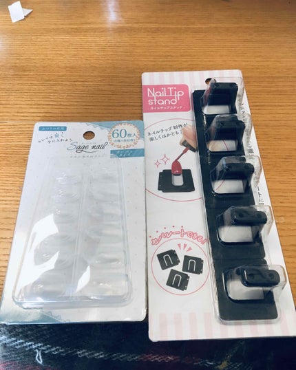 ネイルシール/セリア/ネイルシールを使ったクチコミ(1枚目)