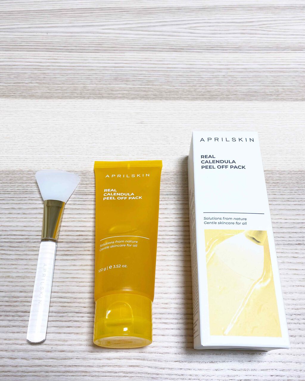 リアルカレンデュラピールオフパック/APRILSKIN/ピーリングを使ったクチコミ（1枚目）