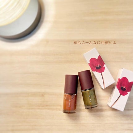 RMK ネイルラッカー EX-05 レトロ ローズウッド/RMK/マニキュアを使ったクチコミ(1枚目)