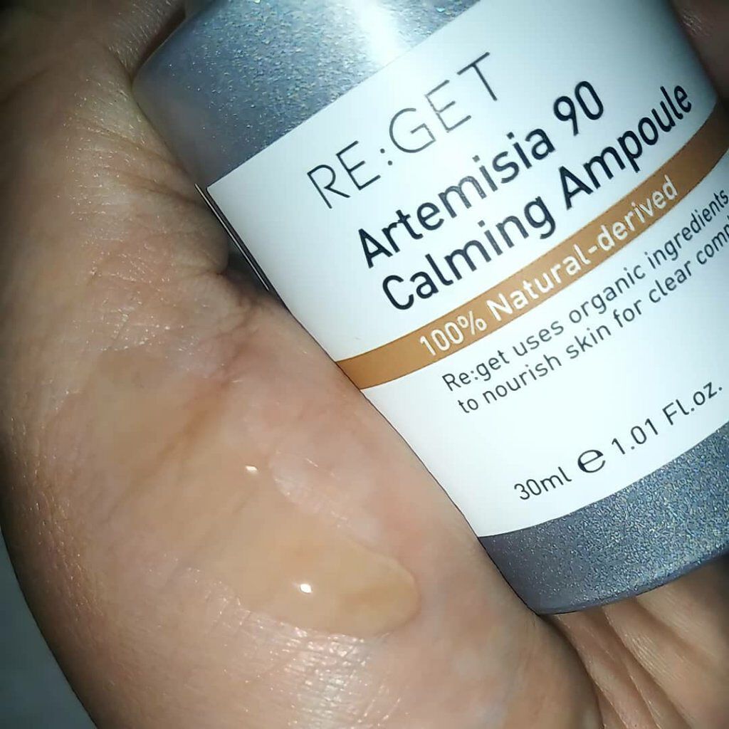 カワラヨモギ90カーミングアンプル/RE:GET/美容液を使ったクチコミ(2枚目)