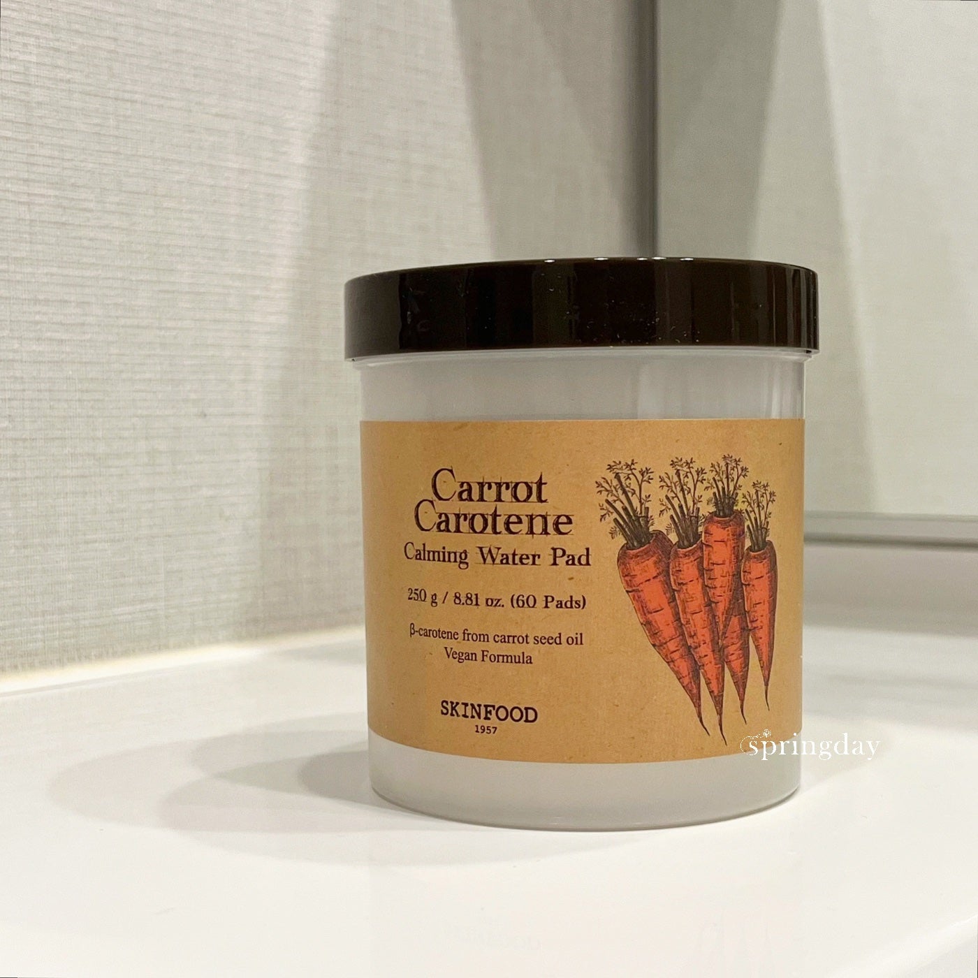 キャロットカロテン カーミングウォーターパッド/SKINFOOD/トナーパッドを使ったクチコミ(1枚目)