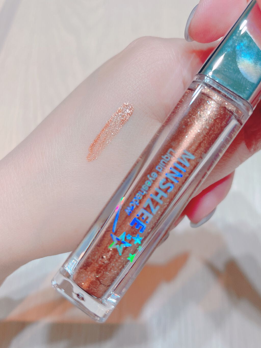 試してみた】リキッドアイシャドウ MINSHZEEの人気色