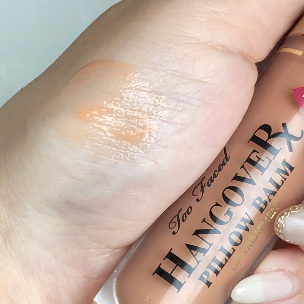 ～トゥー フェイスド ハングオーバー～ ピロー バーム リップ トリートメント/Too Faced/リップ美容液を使ったクチコミ（3枚目）
