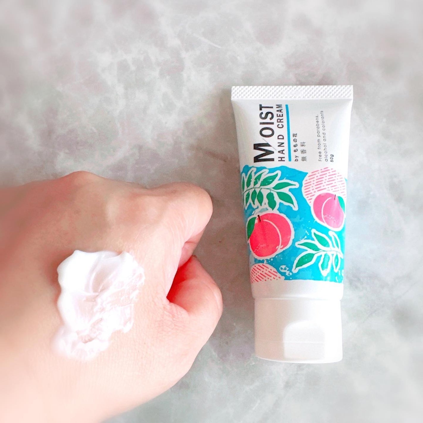 ももの花 ハンドクリーム/オリヂナル/ハンドクリームを使ったクチコミ(3枚目)