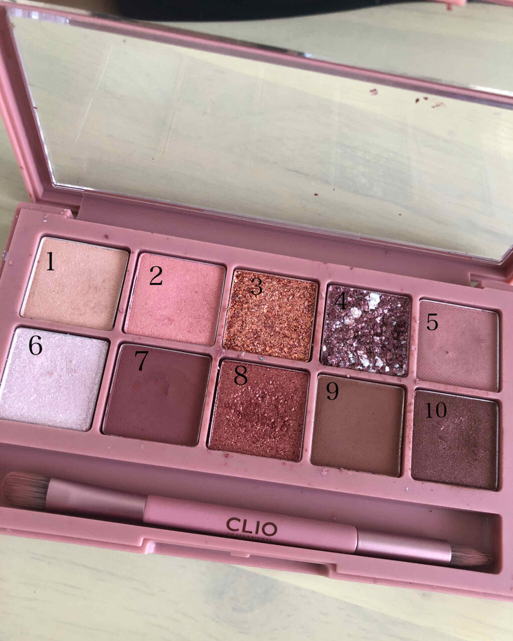 プロ アイ パレット/CLIO/アイシャドウパレットを使ったクチコミ（2枚目）