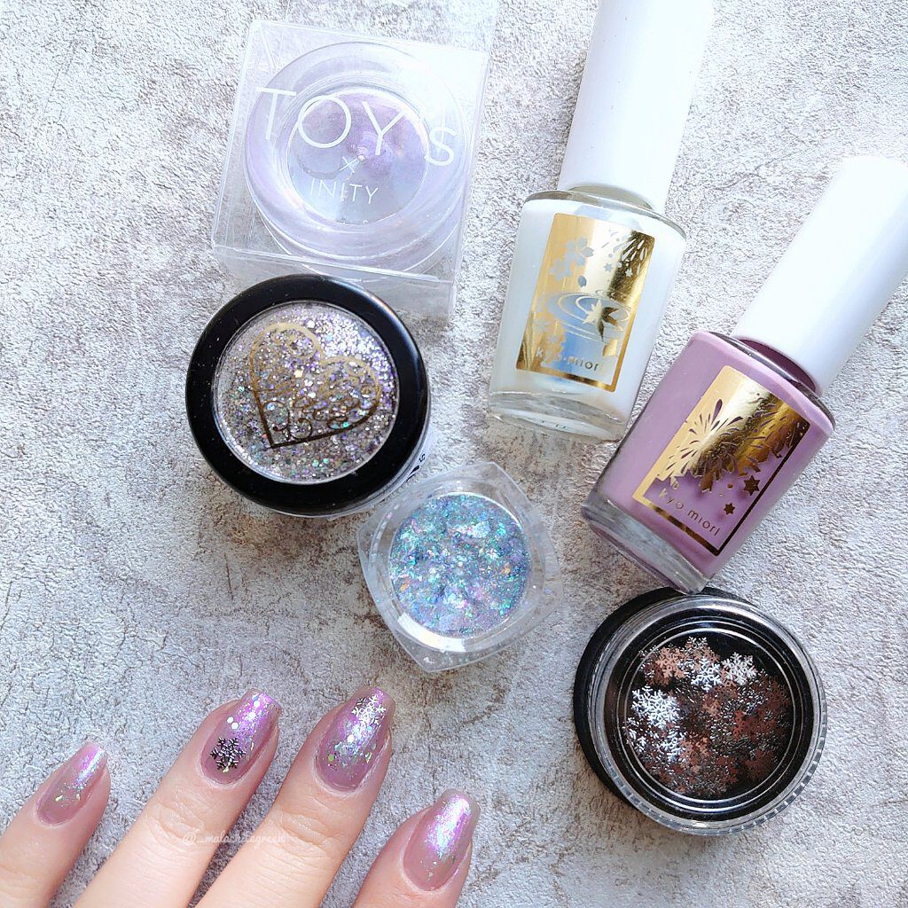 TOY's×INITY ドリームパウダー/INITY/ネイルシールを使ったクチコミ（3枚目）