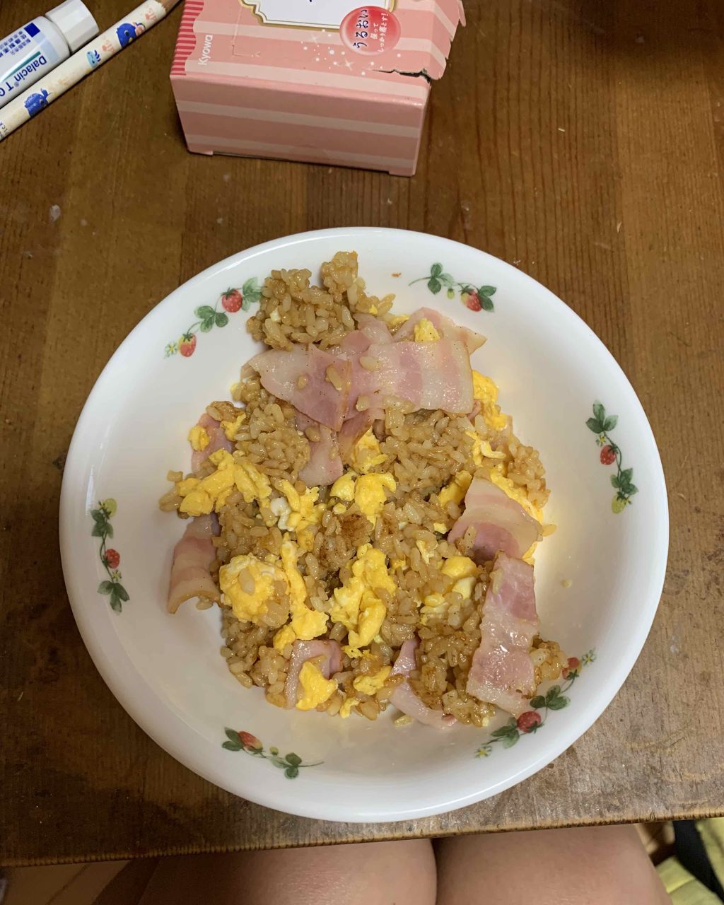 蟹江柳 on LIPS 「今日の夕飯はチャーハン作りました私はダイエットしてますが食事制..」(1枚目)