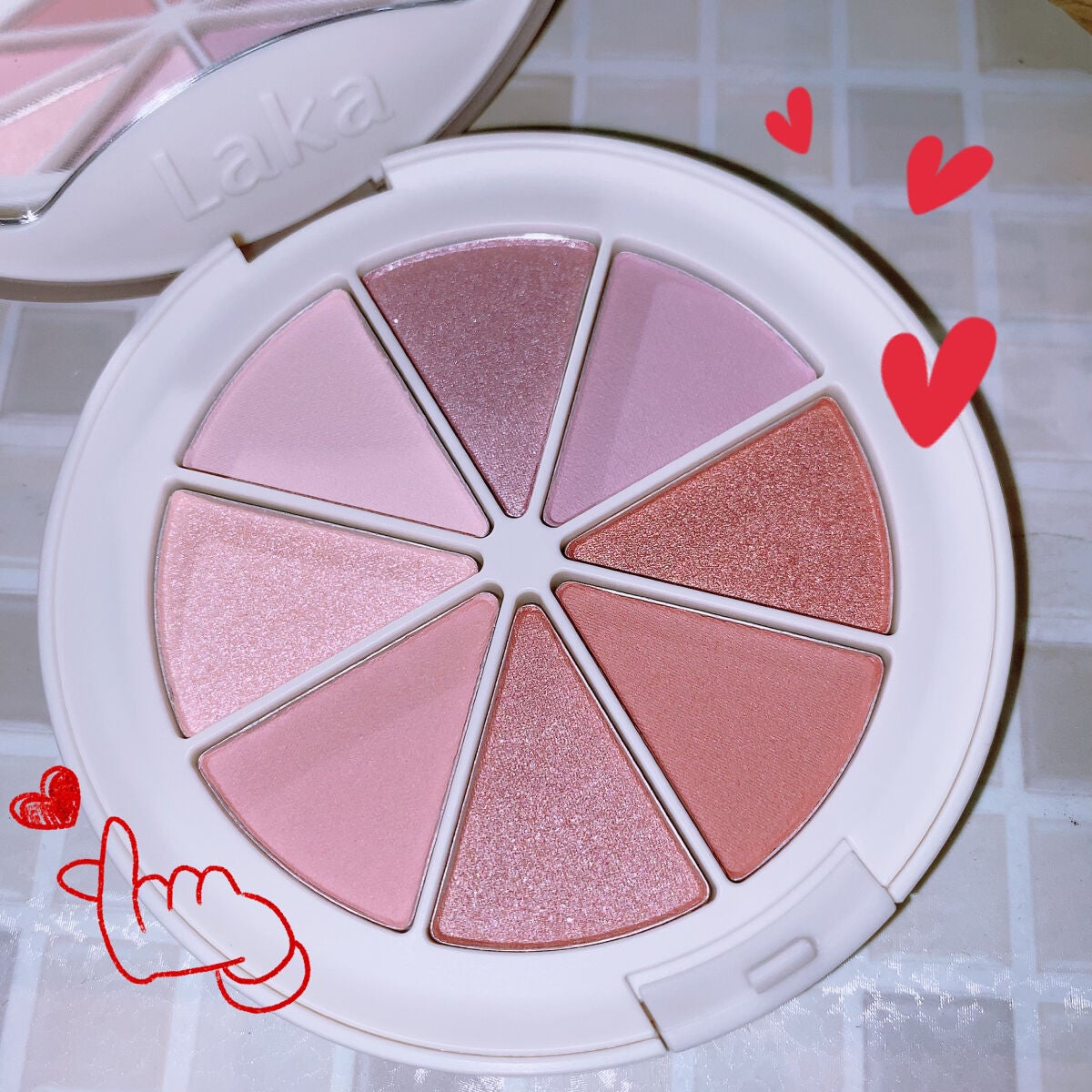 ミドルトーンアイシャドウコレクターパレット/Laka/アイシャドウパレットを使ったクチコミ(3枚目)