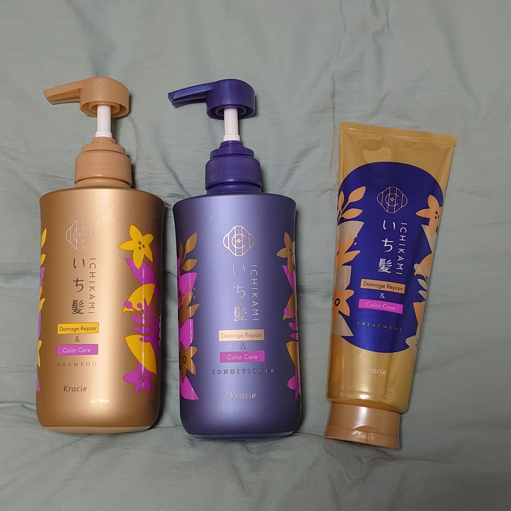 ダメージリペア＆カラーケア トリートメント/いち髪/洗い流すヘアトリートメントを使ったクチコミ（2枚目）