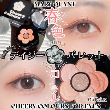 MARY QUANT チアリー カラーズ フォー アイズのクチコミ「《#MARYQUANT》
▫️CHEERY COLOURS FOR EYES
color:05.....」（1枚目）