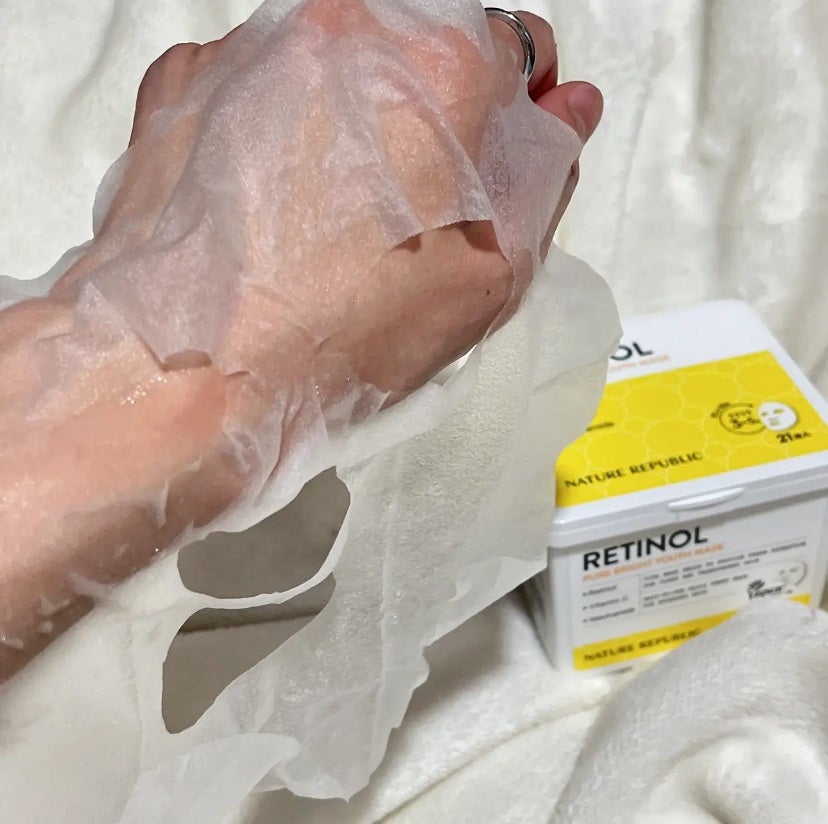 キューブマスク レチノール/ネイチャーリパブリック/シートマスク・パックを使ったクチコミ(1枚目)