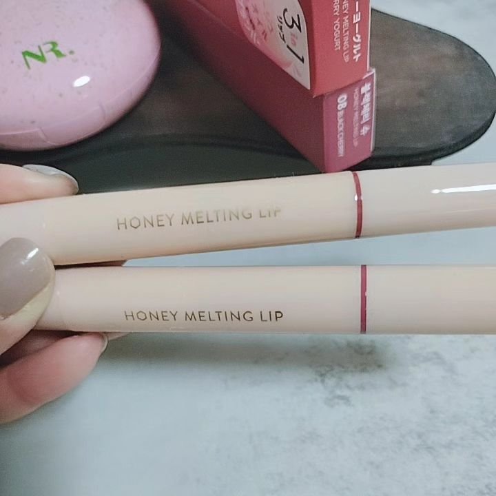 ハニーメルティングリップ 03 ベリーヨーグルト/ネイチャーリパブリック/口紅を使ったクチコミ（2枚目）