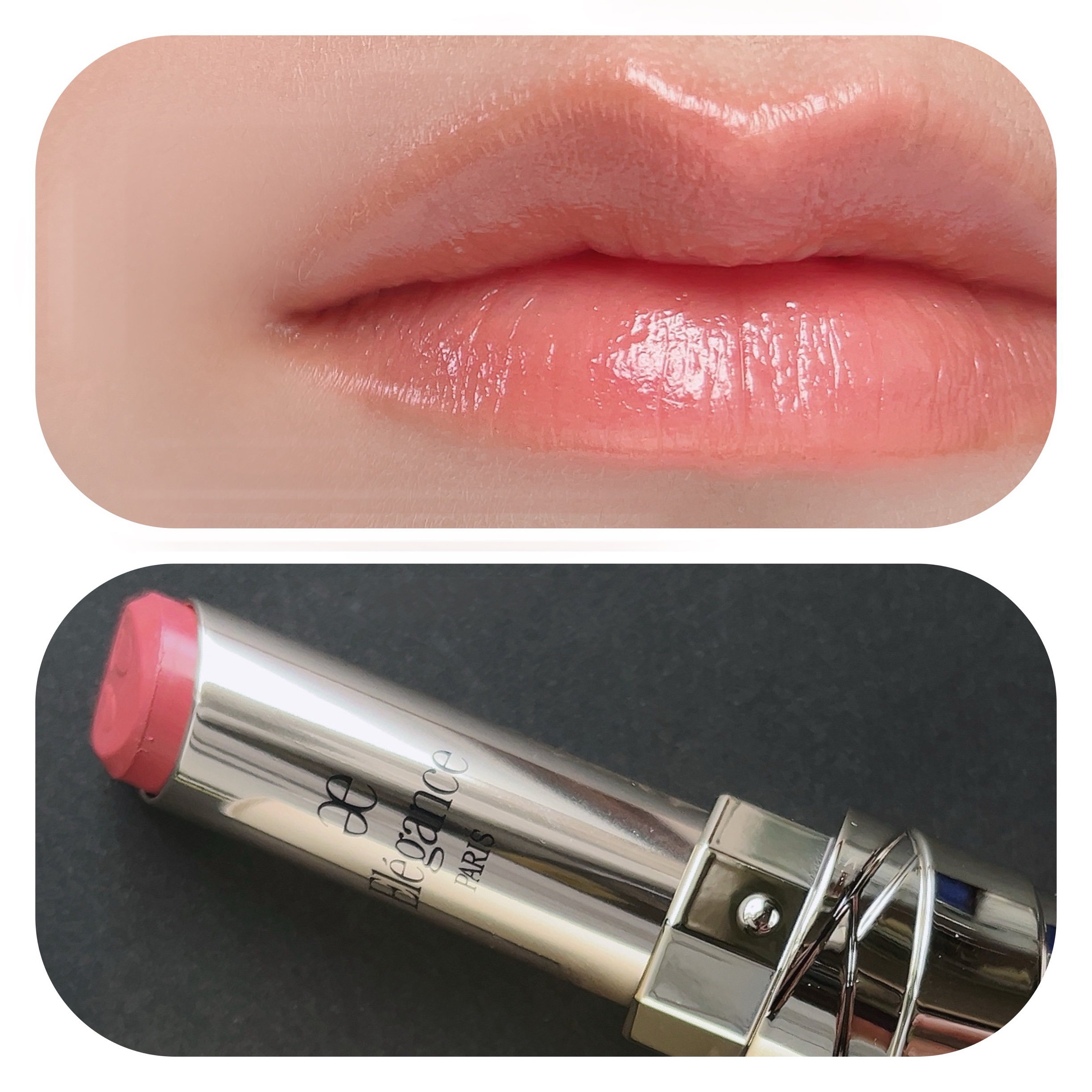 ルージュ クラジュール 08 可憐さを引き出すピンクベージュ/Elégance/口紅を使ったクチコミ（1枚目）