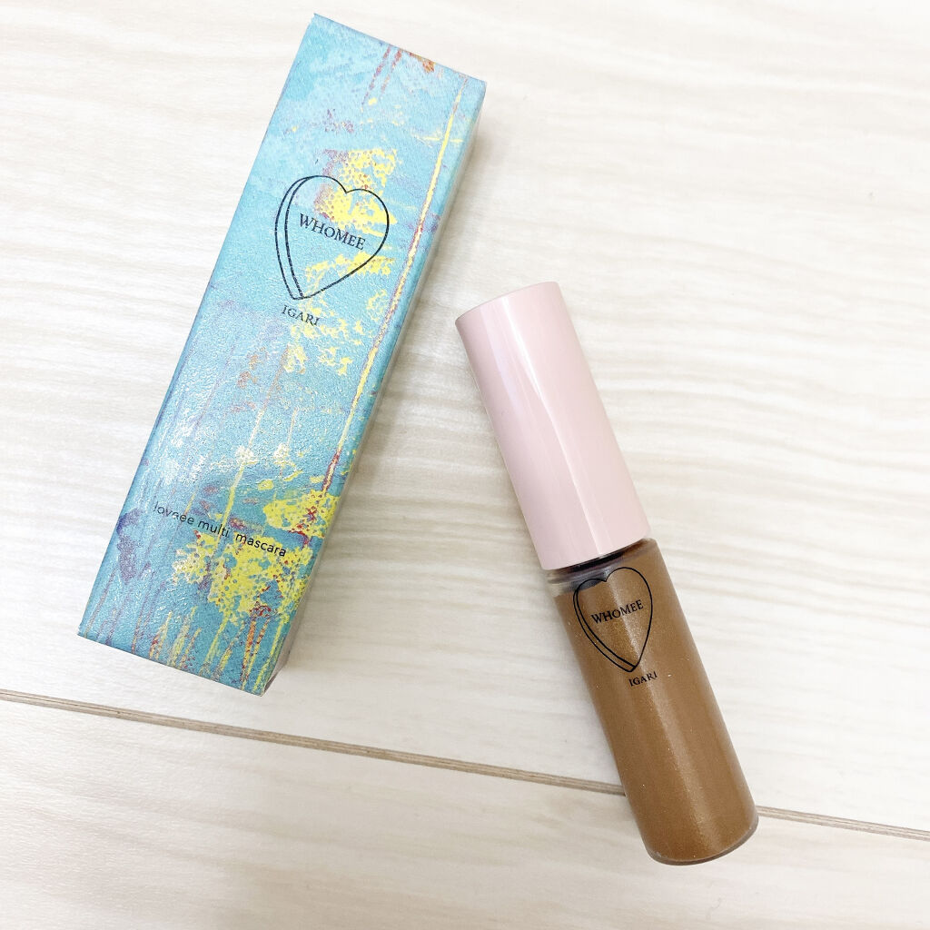 マルチマスカラ happie:ナチュラルブラウン/WHOMEE/眉マスカラを使ったクチコミ（1枚目）