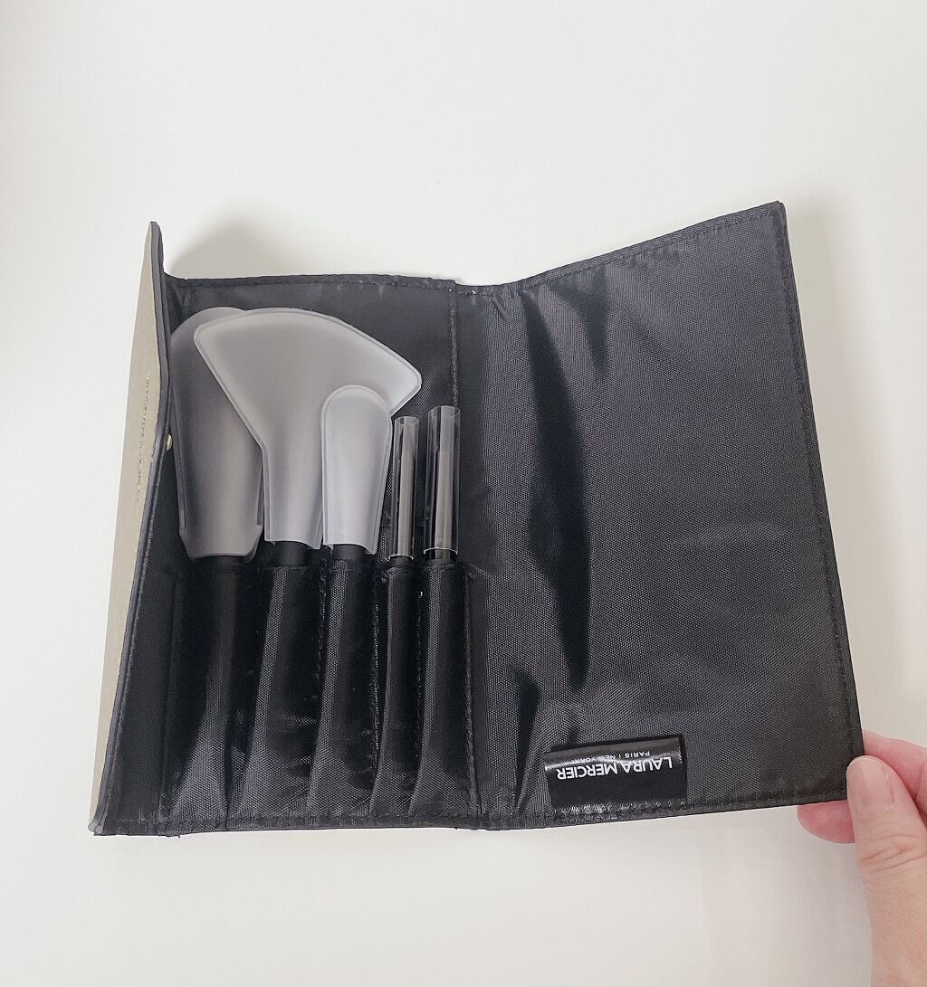 ストローク オブ ミッドナイト ブラシ コレクション /ローラ メルシエ/メイクブラシを使ったクチコミ（3枚目）