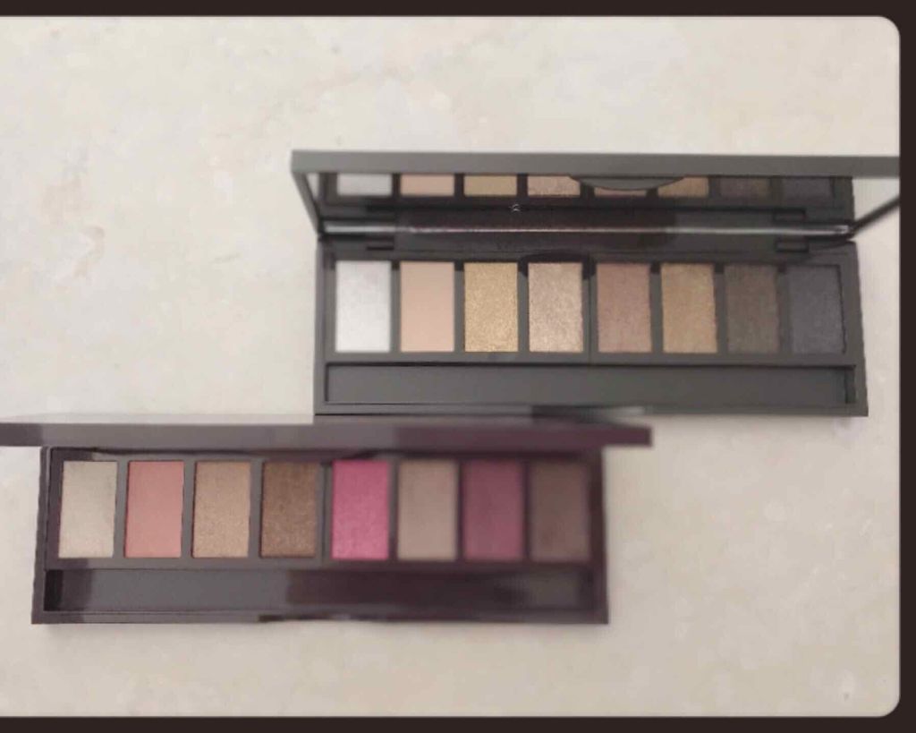 グラマラスリッチ アイパレット (クリスマスコフレ 2018)/Visée/メイクアップキットを使ったクチコミ（2枚目）