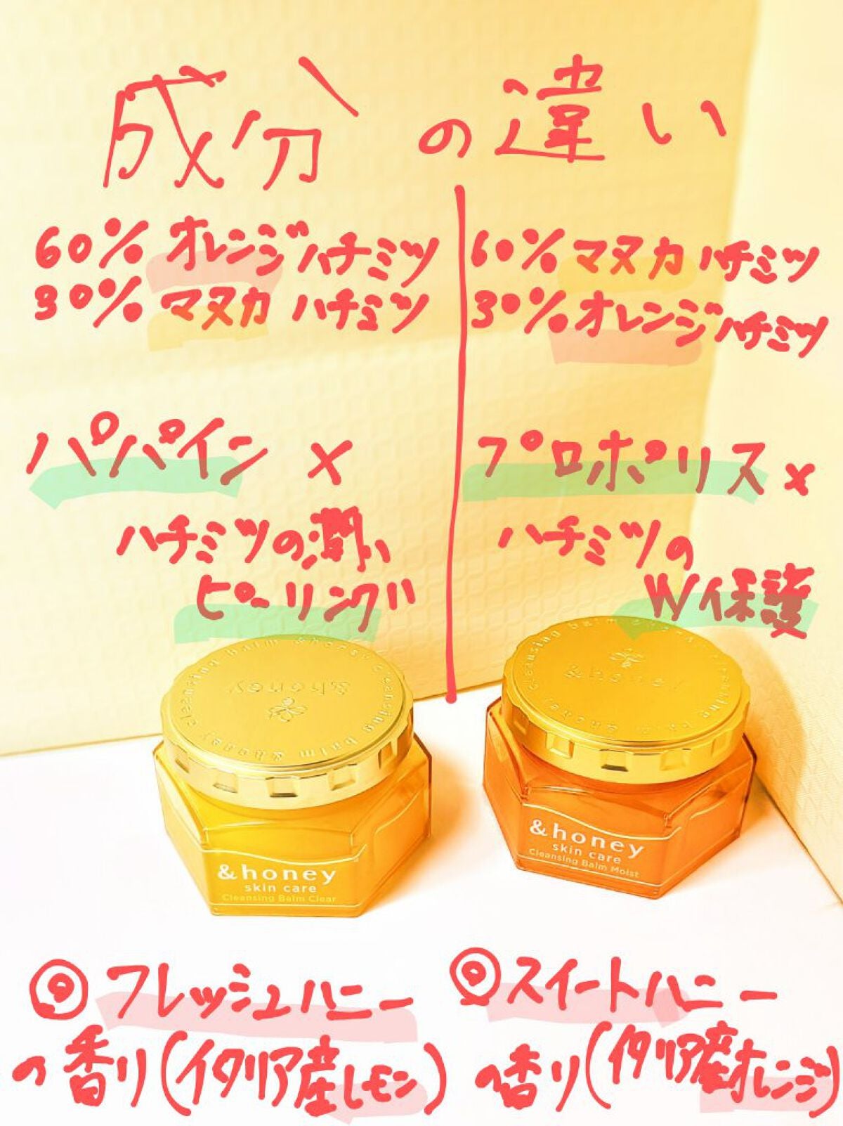 &honey クレンジングバーム モイスト/&honey/クレンジングバームを使ったクチコミ(4枚目)