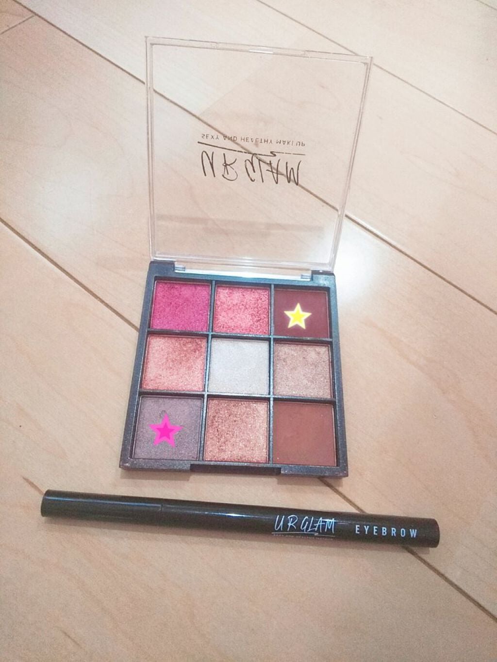 UR GLAM BLOOMING EYE COLOR PALETTE/U R GLAM/アイシャドウパレットを使ったクチコミ(3枚目)