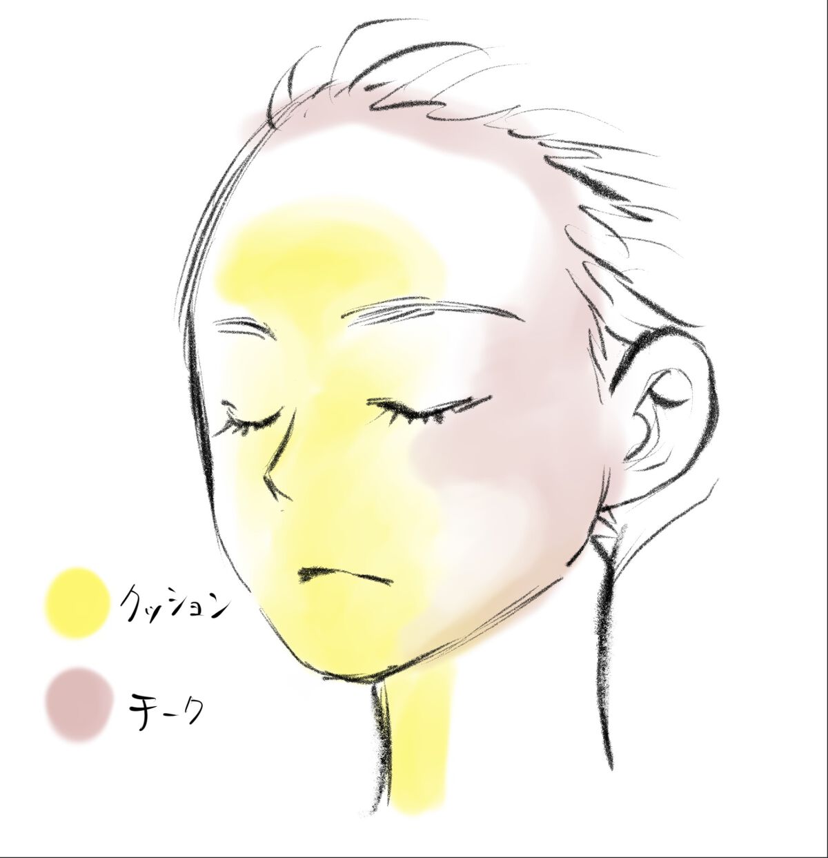 ピュア チーク カラー/heme/パウダーチークを使ったクチコミ（3枚目）