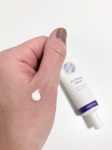 フィルタリングクリーム/DEWYCEL/日焼け止めクリームを使ったクチコミ(2枚目)