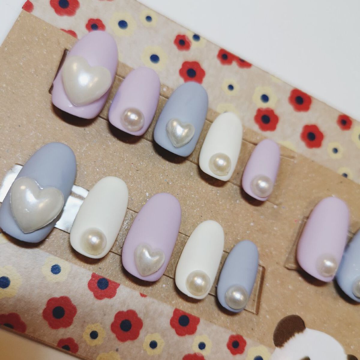 ジェルネイル（ライト対応）/セリア/ジェルネイルを使ったクチコミ（3枚目）